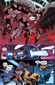 All New X-Men 22 Kitty attacking ShiAr