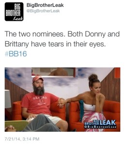 BB16 Brittany Donny on the Block