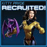 Avengers Alliance Kitty Pryde with Lockheed