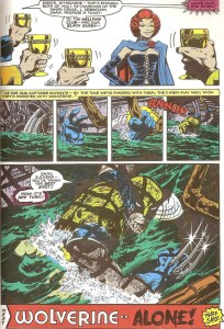 Uncanny X-Men 132 Wolverine water
