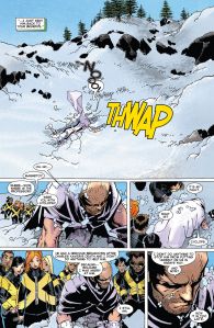 Uncanny X-Men V3 29 Magneto Hole in Snow