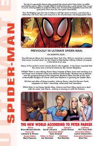 Ultimate Spider-Man V2 4 Recap Page