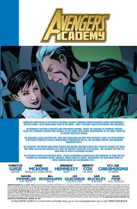 Avengers Academy 3 Recap Page