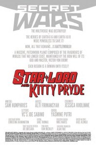 Star Lord and Kitty Pryde 1 Recap