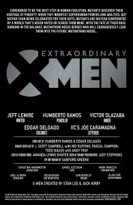 Extraordinary X-Men 1 Recap Page
