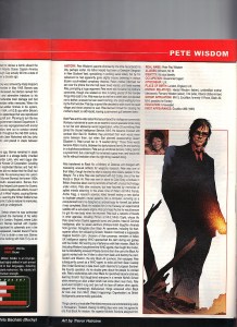 All New Official Handbook of the Marvel Univeres A - Z 12 Trevor Hairsine Pete Wisdom