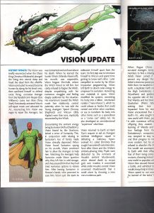 All New All Different Marvel Universe Handbook 5 Vision Update Kitty Pryde Text