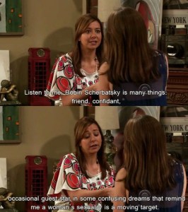 HIMYM 5x3 Robin 101 Lilly Womans Sexuality is a Moving Target